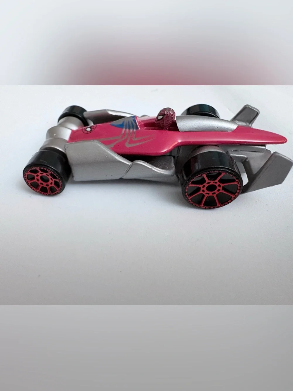 Marvel Pink & Silver Spider Racer Toy Car